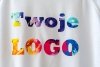 Naprasowanka z Twoim LOGO na koszulkę - 10 zestawów na plecy i serce